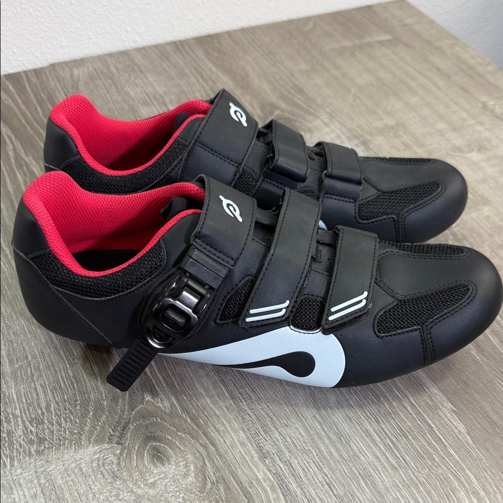 Peloton Black and Pink Athletic Shoes